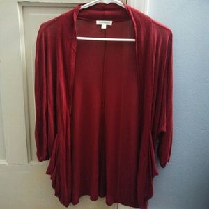 Burgundy Cardigan